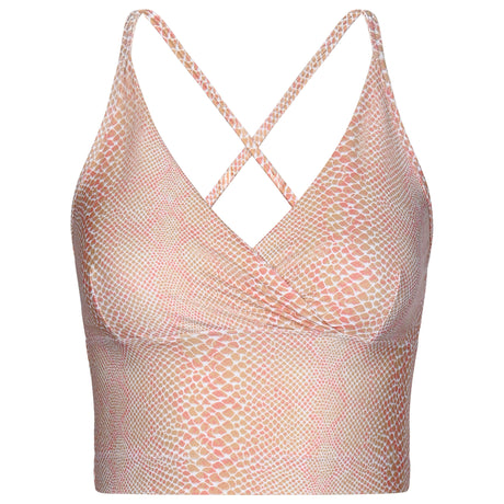 Lux Crop Top - snake rose