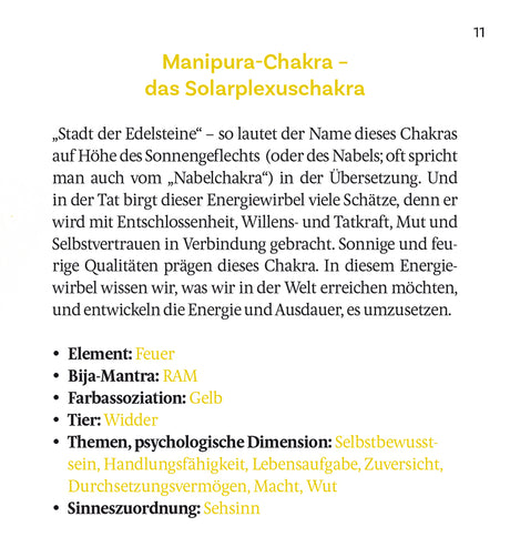 Mini-Heft "Die 7 Chakras"
