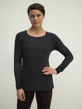 Yoga-Longsleeve Nandi - anthracite