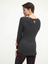 Yoga-Longsleeve Nandi - anthracite