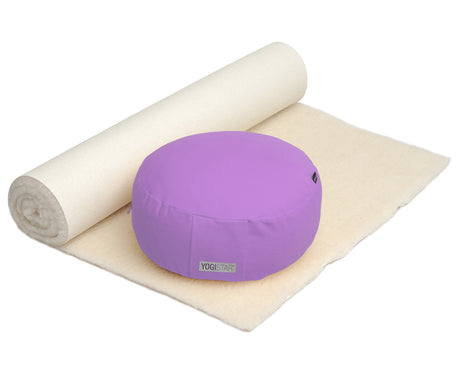 Yoga-Set Comfort Edition - Meditation natur 75 x 200 cm