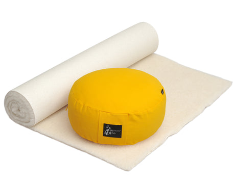 Yoga-Set Comfort Edition - Meditation natur 75 x 200 cm