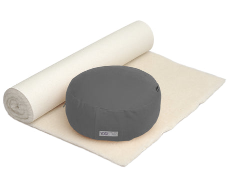 Yoga-Set Comfort Edition - Meditation natur 100 x 200 cm