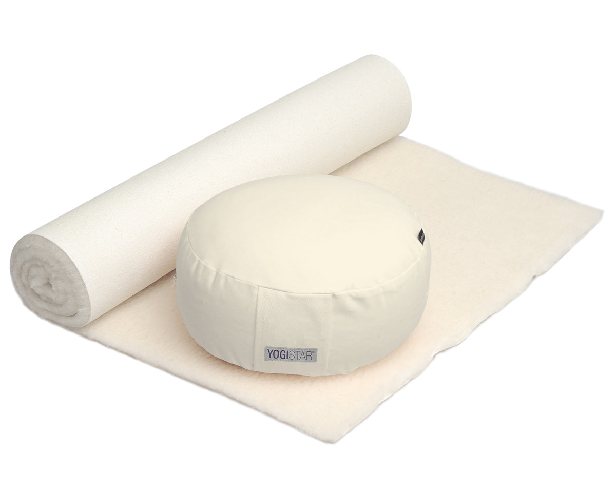 Yoga-Set Comfort Edition - Meditation natur 100 x 200 cm