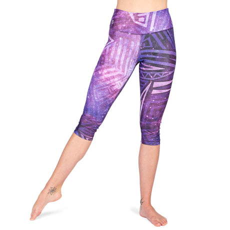 Yoga-Capri - Stardust Tribe - High Waist