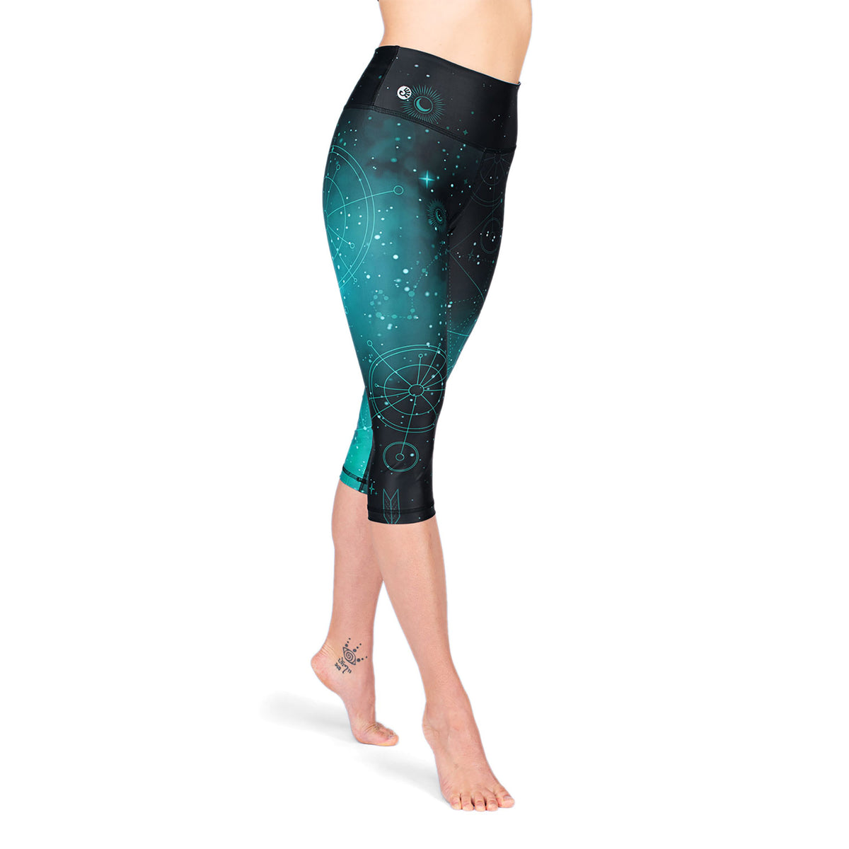 Yoga-Capri - Cosmic Space - High Waist