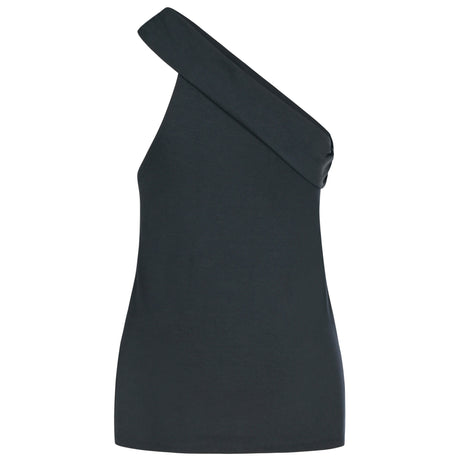 One Shoulder Top Maryam - anthracite
