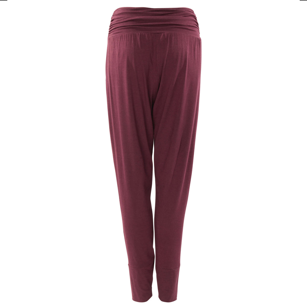 Yoga-Pants Mari bamboo - burgundy