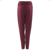 Yoga-Pants Mari bamboo - burgundy