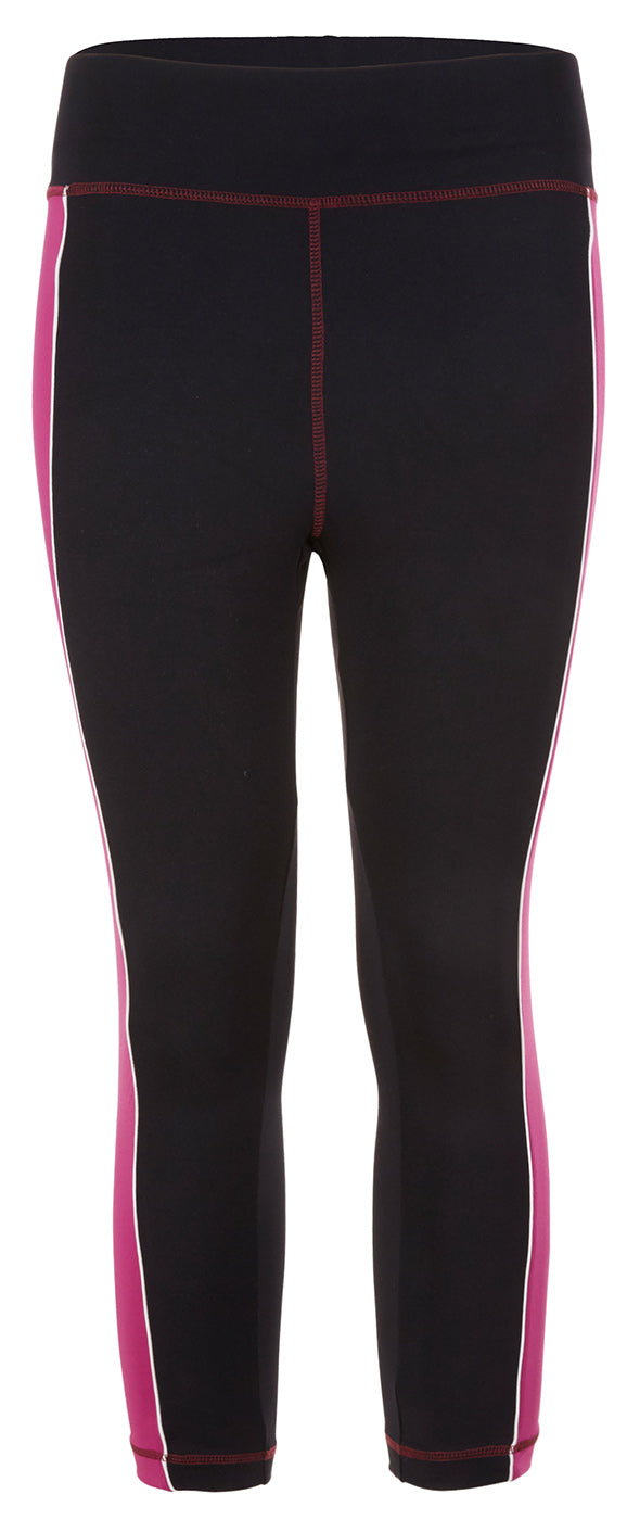 Active-Capri "Polly" - black/fuchsia