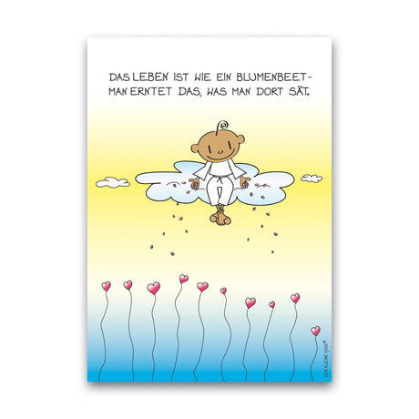 Postkarte Der kleine Yogi - 10,5 x 15 cm