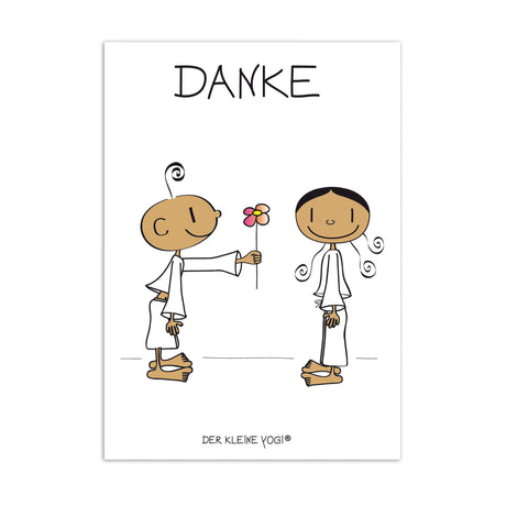 Postkarte Der kleine Yogi - 10,5 x 15 cm
