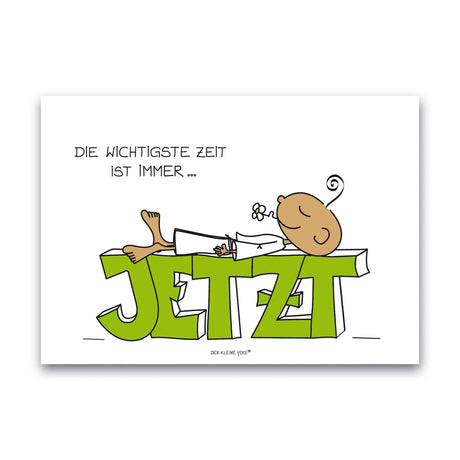 Postkarte Der kleine Yogi - 10,5 x 15 cm