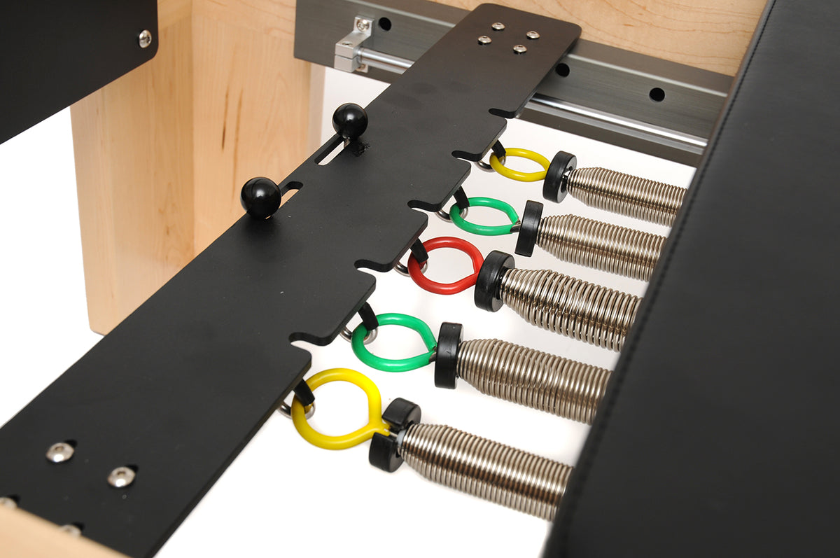 2. Wahl Pilates Reformer Ahorn "Therapeutic Leg" (inkl. Sitting Box und Jump Board) - schwarz