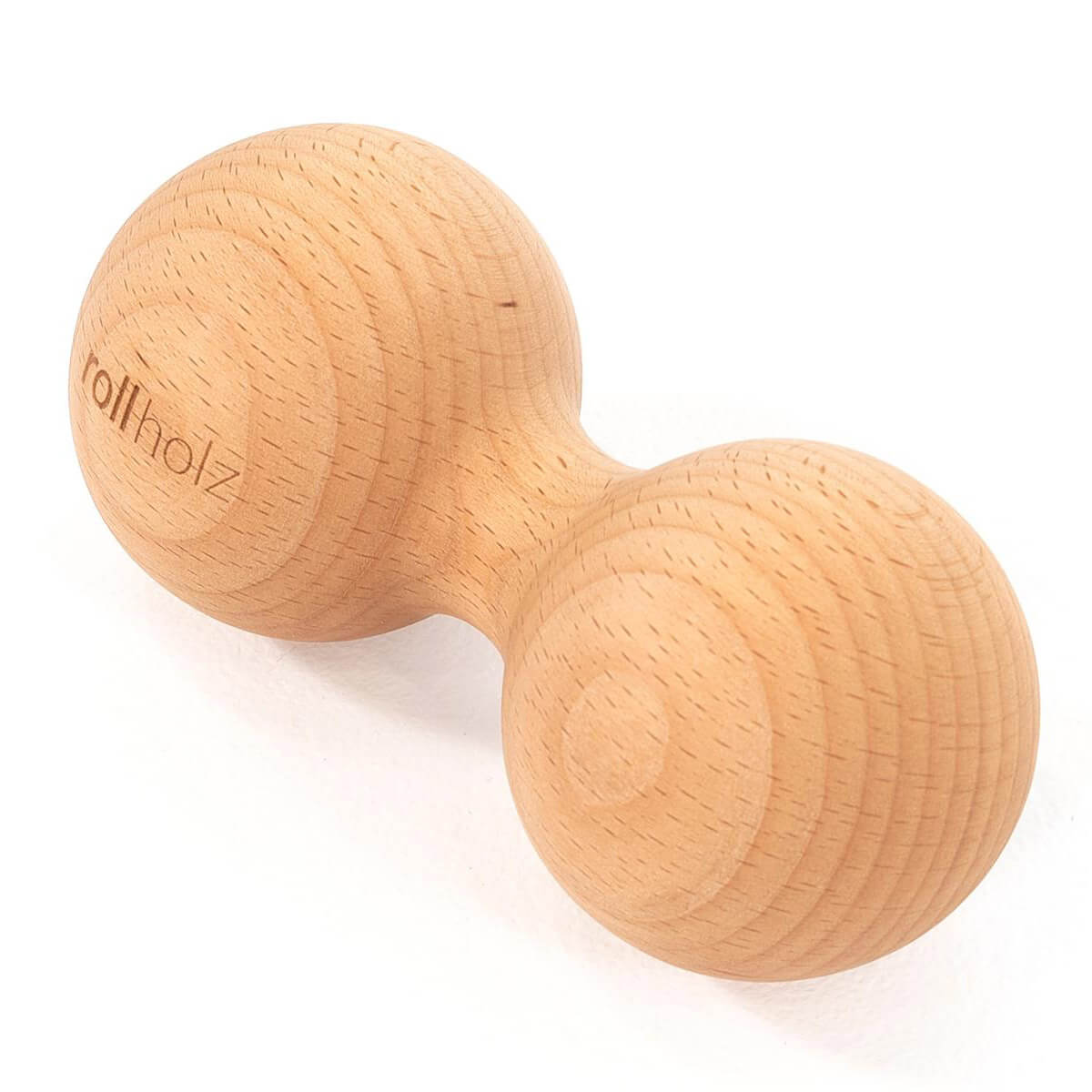 rollholz Faszienkugel - Massage-Doppelkugel aus Buche
