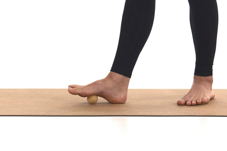 rollholz Faszienkugel - Massage-Kugel aus Erle