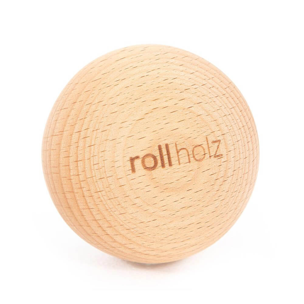 rollholz Faszienkugel - Massage-Kugel aus Buche