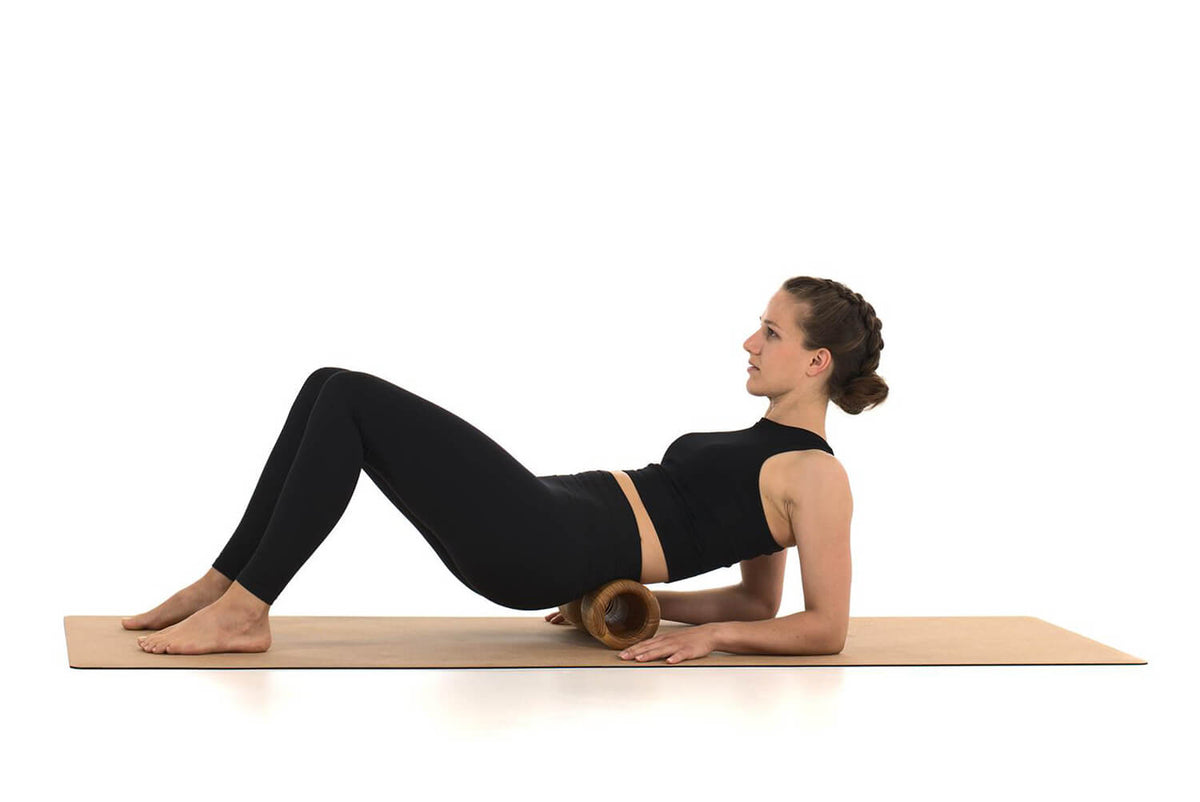 rollholz Faszienrolle - Massage-Rolle PRO aus Eiche