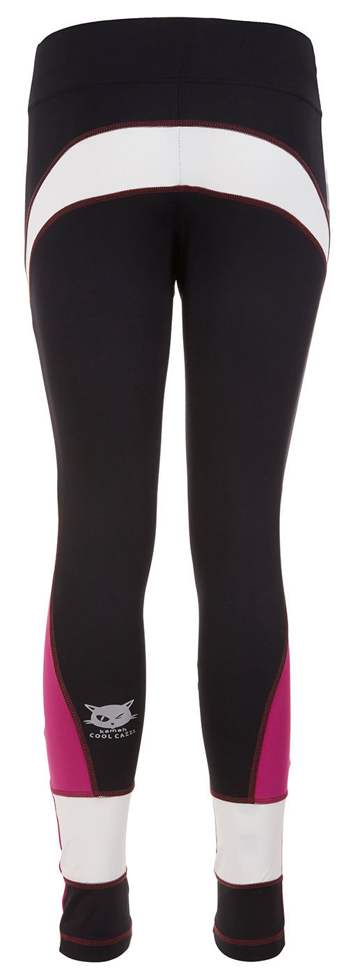 Active Leggings "Roxy" - black/fuchsia/white