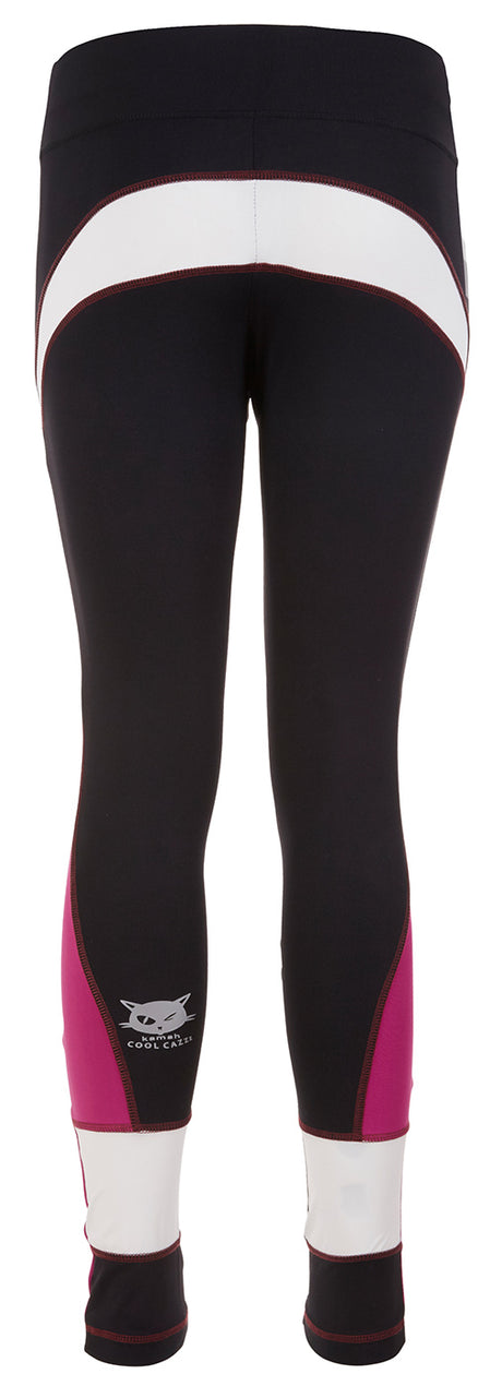 Active Leggings "Roxy" - black/fuchsia/white