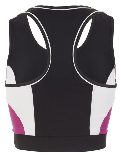 Active Soft-Bra "Ruby" - black/fuchsia/white