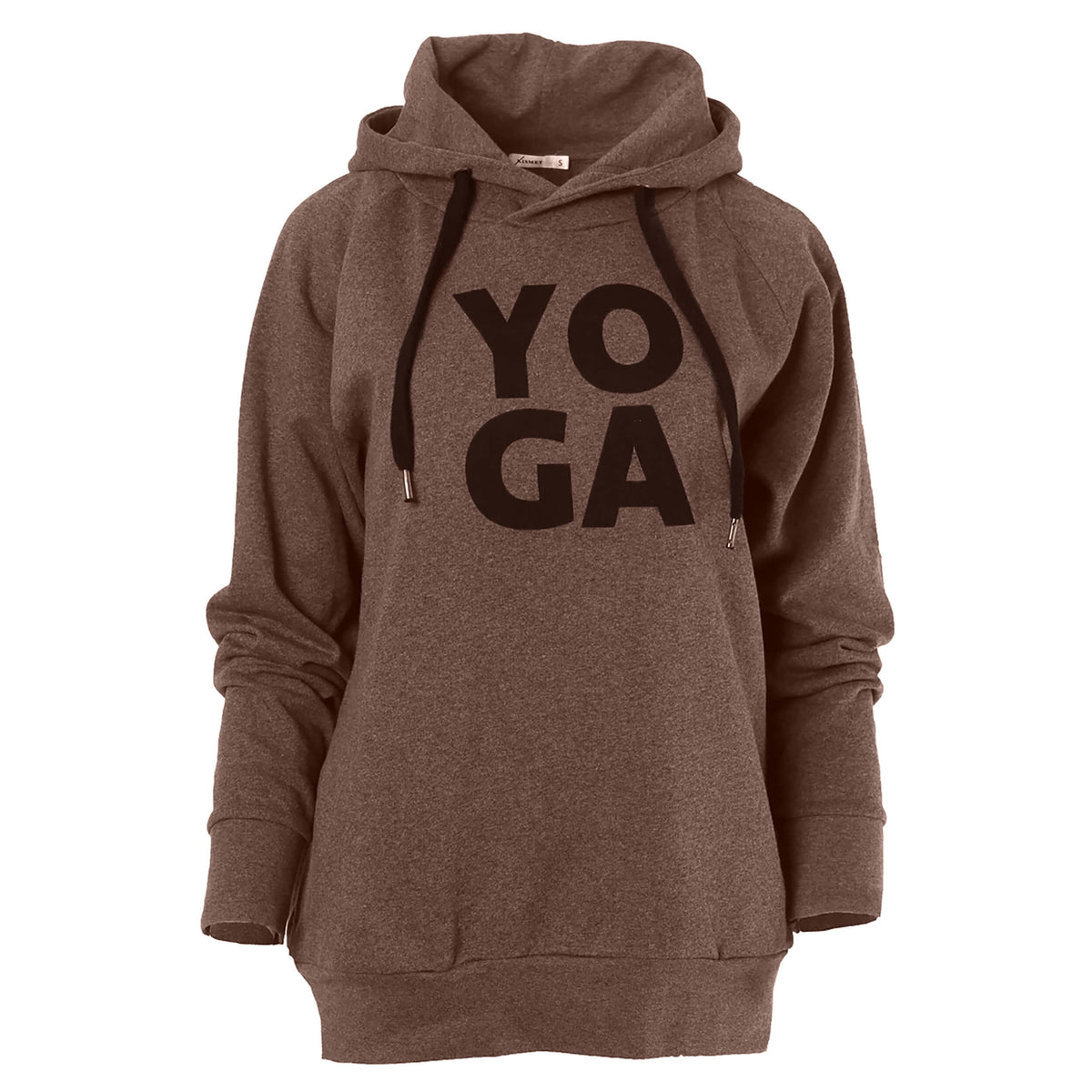 Yoga-Hoodie Rudra - hazel marl