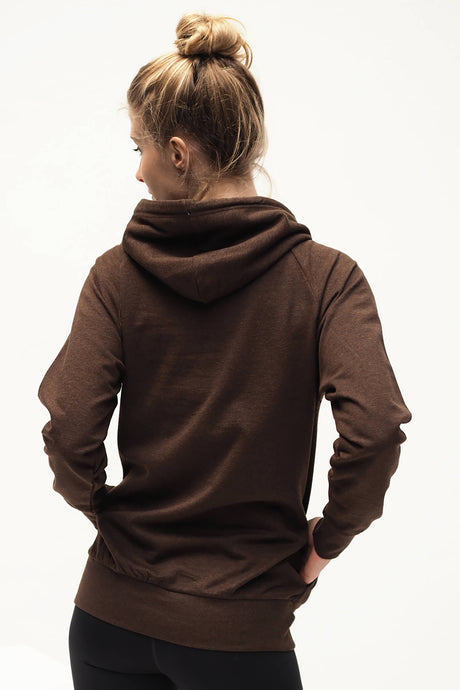 Yoga-Hoodie Rudra - hazel marl