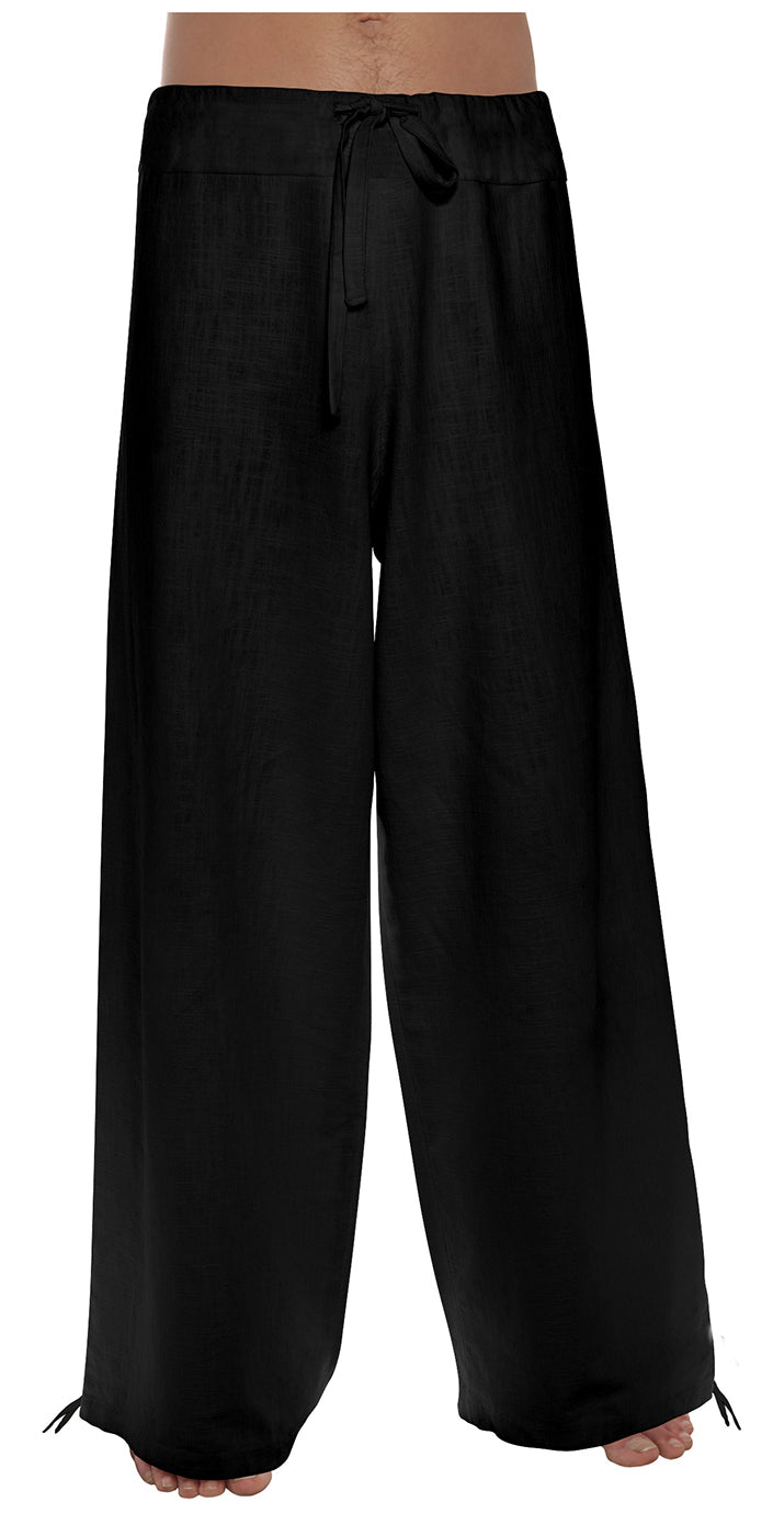 Leinenhose Deluxe - schwarz