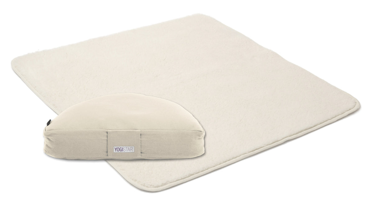 Yoga-Set Calm Edition - Meditation natur 75 x 75 cm