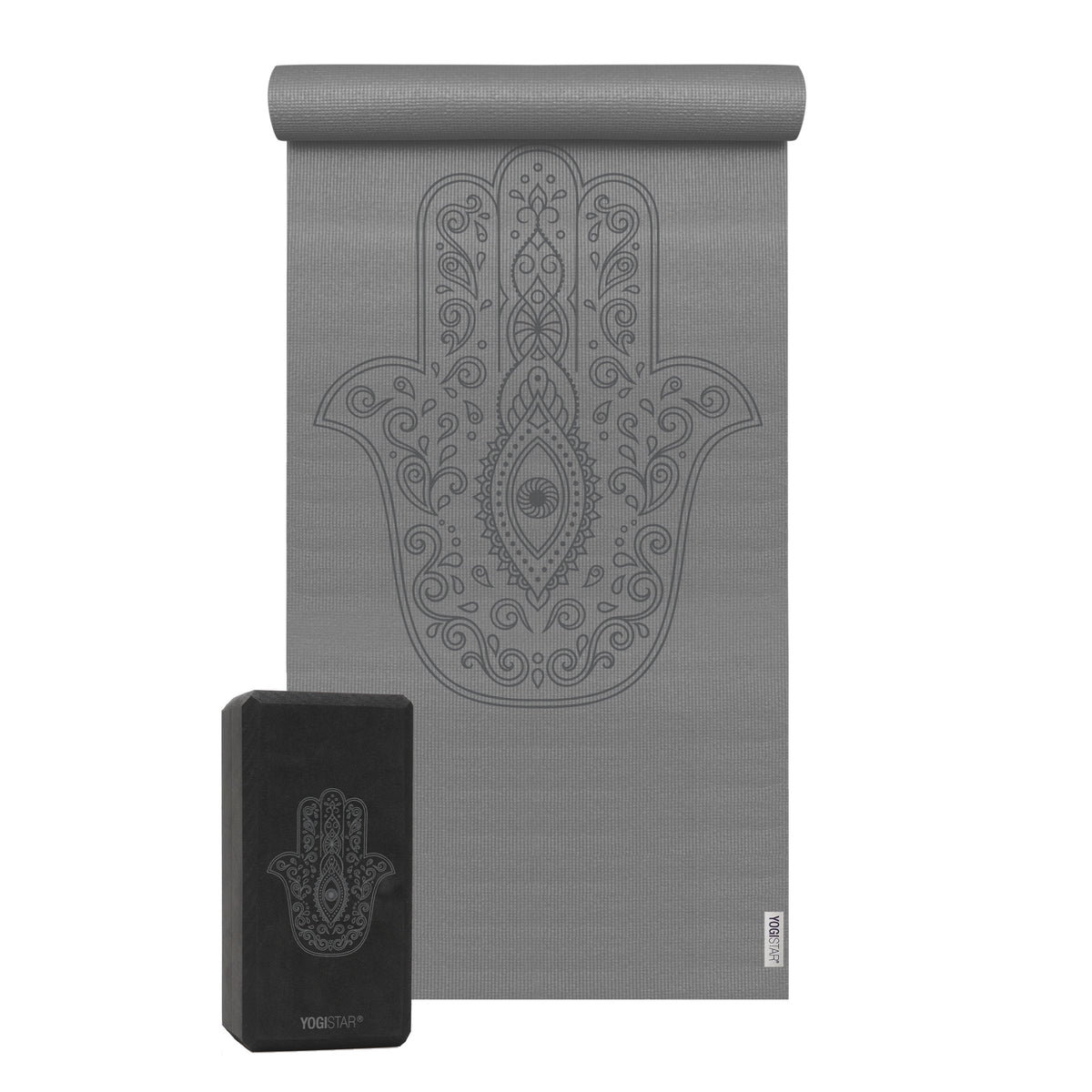 Yoga-Set Starter Edition - hand of fatima (Yogamatte + 1 Yogablock)