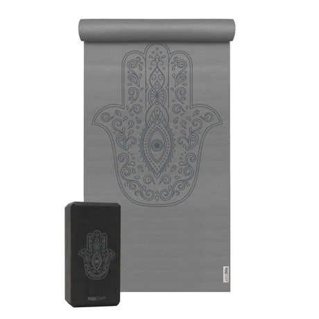 Yoga-Set Starter Edition - hand of fatima (Yogamatte + 1 Yogablock)