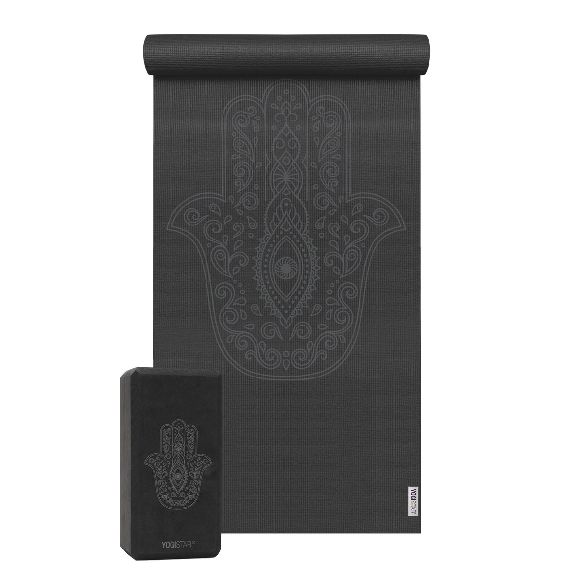 Yoga-Set Starter Edition - hand of fatima (Yogamatte + 1 Yogablock)
