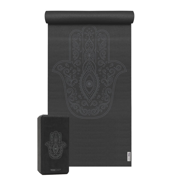 Yoga-Set Starter Edition - hand of fatima (Yogamatte + 1 Yogablock)