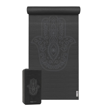 Yoga-Set Starter Edition - hand of fatima (Yogamatte + 1 Yogablock)