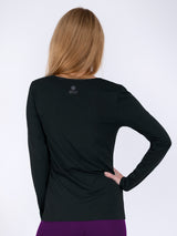 Yoga-Shirt Jessie - schwarz