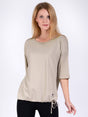 Yoga-Shirt Sara - taupe
