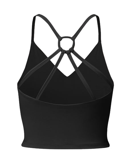 Short Spaghetti Top - black