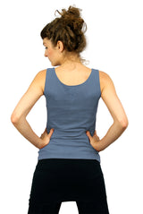 Yoga-Top "Sohang" - indigo blau