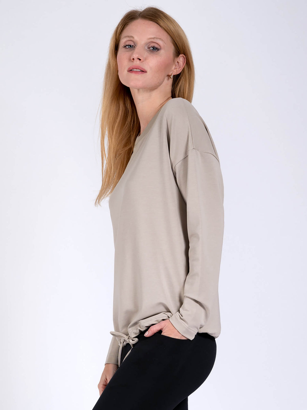 Yoga-Sweater Gigi - taupe