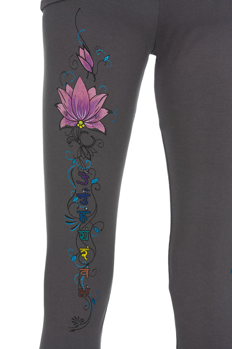 Yoga-Leggings "Synergy Chakra", grey