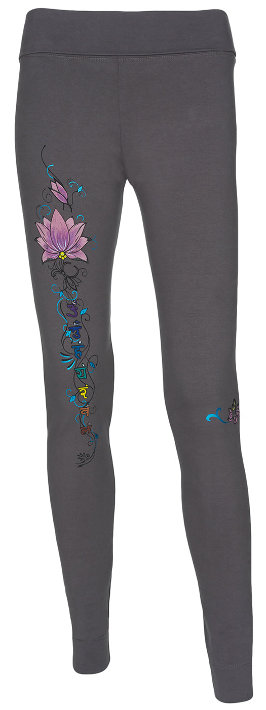 Yoga-Leggings "Synergy Chakra", grey
