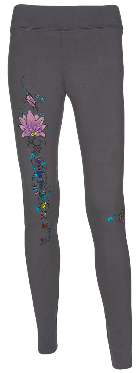 Yoga-Leggings "Synergy Chakra", grey
