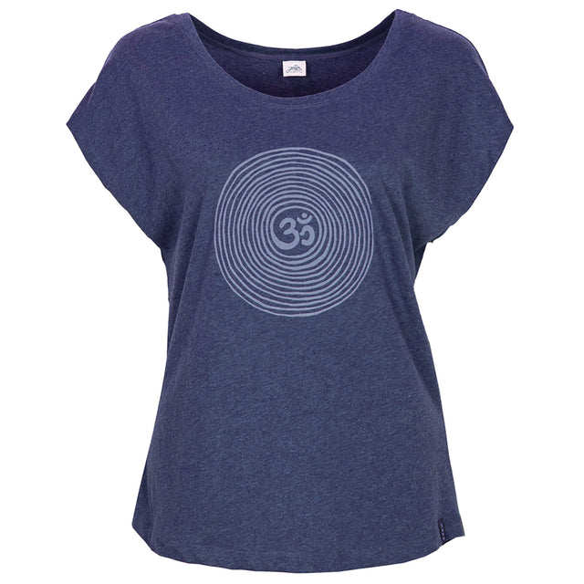 T-Shirt Om - dark blue melange