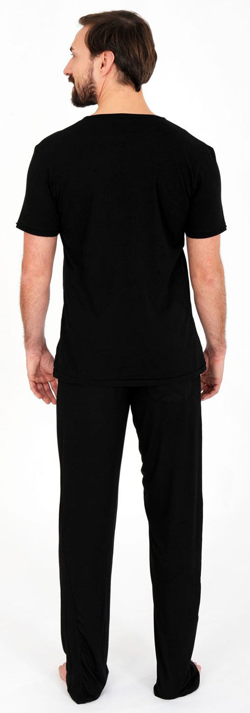 Lounge Travel Shirt "Tao" - charcoal