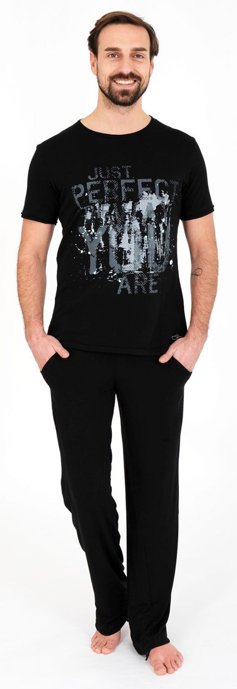 Lounge Travel Shirt "Tao" - charcoal