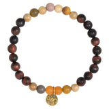 Armband Nandana Tigerauge (Größe: Medium 16,7 cm)