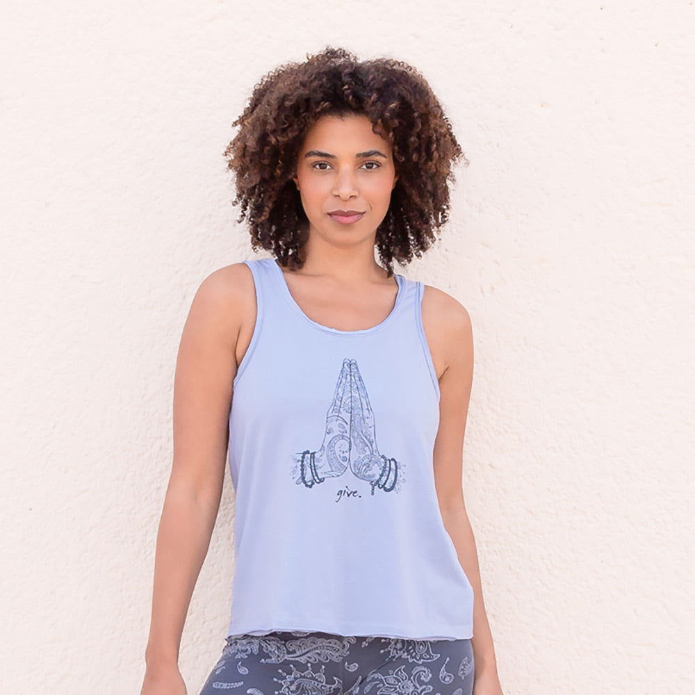 Yoga-Top Alaska Give - skyblue