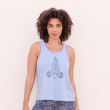 Yoga-Top Alaska Give - skyblue