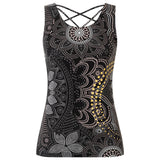 Yoga Top Maui - black nature