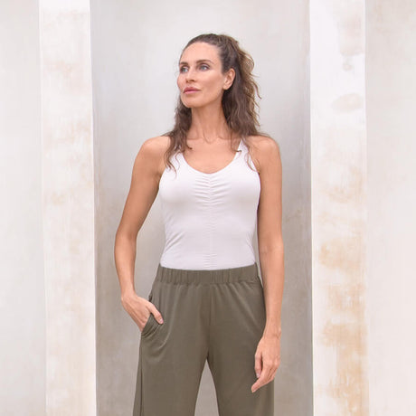 Yoga-Top Nicole - creme